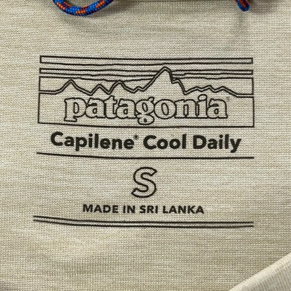 Patagonia Capilene Cool Daily Shirt Women Small Graphic Print Ridge Rise Tee - Picture 2 of 13
